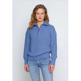 Overview image: Cotton Zip Sweater Women