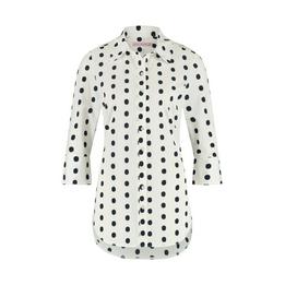 Overview second image: Poppy dot cuff blouse